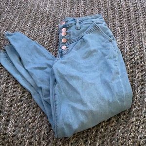 High waisted mom jeans